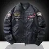 Nueva chaqueta de béisbol, chaqueta bomber para hombre, chaqueta estilo americano verde militar con cuello alto, chaqueta táctica de trabajo para hombre