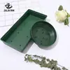 Bandeja fixa para argila floral acessórios carro de casamento material para flores bandeja de argila para conferência placa de agulhas suprimentos para arranjo de flores mesa de conferência