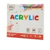 Marcador de Acrílico Líquido Recto 120 Colores Punta Suave Sin Presionar Bolígrafo de Pintura Estudiante Arte Pintura Profesional Bolígrafo de Acuarela