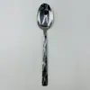 Vajilla de Acero Inoxidable 410, Vajilla de Lujo Estilo Occidental para Hotel, Cuchillo para Bistec, Tenedor y Cuchara con Patrón de Tela de Lujo para Restaurante