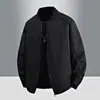 Chaqueta Casual de Hombre de Moda Transfronteriza Estilo Primavera y Otoño Marca de Moda Trendy Americana Cremallera Impermeable Resistente al Viento Chaqueta de Vuelo Delgada