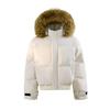 Parka de Algodón para Hombre Jack's con Cuello de Piel, Chaqueta Gruesa Cálida a Prueba de Tres Elementos Águila de Montaña, Chaqueta de Algodón Holgada con Capucha