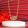 Colar Pig Nose Cor Dourado Areia Verão Luxo Leve Estilo Hip-Hop Personalidade Fashion Temperamento Joias Acessórios Yiwu Atacado
