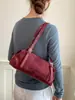 Bolso de axila único y sofisticado para mujer, bolso tipo bowling simple nuevo, bolso de hombro versátil, bolso tipo almohada, versátil