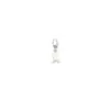 Plata Pura 999 Colgante de Pez Pulsera de Cuerda Trenzada Hecha a Mano Colgante para Collar Accesorio de Joyería