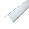 Tira de esquina macho para baldosas de cerámica de aleación de aluminio, tira de borde de 7 caracteres, protector de esquinas de viento color crema, tira de borde, esquina de pared en ángulo recto, esquina macho gris albaricoque