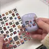 Pegatinas Retro de Mezclilla con Gatitos y Cachorros, Auriculares Decorativos, Pegatinas para Uñas, Dibujos Animados Lindos para Teléfono y Tablet DIY