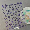 Pegatinas para uñas de artesanía nuevas transfronterizas, varias opciones disponibles, pegatinas para uñas de lámina de copo de nieve y mariposa iridiscentes láser, modelo TJ