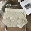 Ropa interior de encaje simple japonesa para mujer, niñas, sin costuras, de cintura media, cómoda, color liso, con lazo, nuevo estilo 2026, pantalón tipo triángulo
