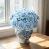 Regalo del Día de San Valentín Adornos de Flores Cerámicas Flores Amasadas a Mano Flores Inmortales Artificiales Celebridad de Internet Escritorio Simple Creativo Puesto