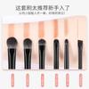 Cangzhou Set de 6 Brochas de Maquillaje para Sombras de Ojos Brocha para Delineador de Ojos Tipo Cuchilla Brocha para Detalles de Ojos Brocha para Sombra de Ojos Gusano de Seda