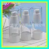 Botella Vacío Tipo Presión de 15ml para Boca Pouty Sin Popote Botella Vacío de Plástico Botella para Suero Loción Botella Cosmética Recargable