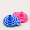Embudo de silicona plegable telescópico, mini embudo de silicona de grado alimenticio, para fugas de vino y aceite, suministros de cocina, gran oferta.