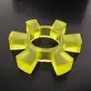 Rueda Hexagonal de Poliuretano Anillo Elástico Acoplamiento Almohadilla Amortiguadora Almohadilla de Flor de Ciruelo Tipo T Almohadilla de Acoplamiento para Bomba de Agua Bloque Elástico de Goma