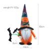 Muñeco de gnomo de Halloween, tela de franela, calabaza, muñeco sin rostro de Rodolfo, festival de fantasmas, duende, decoraciones de Halloween