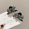 Mini Pinza para el Cabello con Forma de Corazón, Elegante Pasador de Princesa, Pinza de Media Presión Exquisita de Gama Alta, Pinza para Flequillo, Accesorio para el Cabello para Mujer