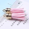 Venta al por mayor de fabricantes borla de terciopelo coreano 3 cm dorado plateado accesorios para sombrero ropa zapatos accesorios para bolsa colgante para llaves