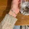 Pulseira Zircônia Doce Fresca Amor Meninas ins Simples Design de Nicho Estudante Coração Vazado Pulseira Versátil Presente