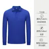 Camisa Polo Manga Longa com Gola e Logo Estampado, Roupa de Trabalho de Outono, Camisa para Cultura de Catering, Durável e Resistente ao Desgaste para Grupos Corporativos