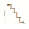 Marco de Escalada de Madera para Gatos en Stock, Marco de Escalada de Madera Maciza Montado en la Pared para Gatos, Plataforma de Salto para Gatos, Rascador para Gatos, Plataforma de Salto Montada en la Pared para Gatos