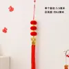 Pequenas Lanternas Decorativas Penduradas na Árvore, Lanternas Pequenas da Série Vermelha Grande, Pingentes de Casamento, Decorações de Ano Novo, Lanternas de Veludo para Casamento no Atacado