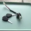 Cerradura Eléctrica de Puerta para Vehículo Eléctrico Load King Triciclo Eléctrico Cerradura de Potencia Interruptor de Bloqueo de Cabeza Pequeña Interruptor de Encendido Llave Universal