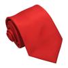 Business Casual Homens Tie Poliéster Sarja de Seda Preto Vermelho Terno Acessórios 8cm Gravata Cor Sólida