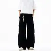 2026 Pantalones Cargo Desestructurados de Bolsillos Múltiples Retro Vintage Americano Nuevos para Hombres y Mujeres, Pantalones Anchos Holgados de Nicho