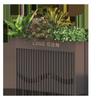 Jardineras Combinadas de Acero Inoxidable para Exterior para Divisiones de Calle Comercial, Estantes de Hierro para Flores para Oficinas de Ventas, Jardineras para Exterior