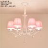 Candelabro estilo europeo lámpara simple europea para habitación infantil niños y niñas dormitorio de princesa lámpara de cristal candelabro mediterráneo pastoral para sala de té