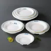 Platos de Melamina Xiangyuan Platos Comerciales Platos Hondos Redondos Platos para Sopa Porcelana de Imitación Platos Profundos Creativos Platos Grandes para Cangrejos