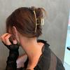 Clip de metal coreano para la cabeza, accesorio para el cabello con bola y lazo pequeño de aleación, ideal para flequillo de celebridades cibernéticas.