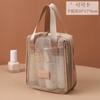 Nuevo Bolso Cosmético de Malla Transfronterizo de Gran Capacidad de Alta Gama Portátil Multifuncional con Particiones Bolsa de Almacenamiento para Lavado de Viaje para Mujeres