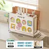 Almacenamiento de cuchillos de cocina 5 en 1 portacuchillos palillos multifuncionales tabla de cortar organizador de cuchillos para tapas de ollas integrado