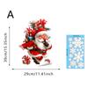 Pegatinas de Muñeco de Nieve Lindo Navideño con Bufanda para Decoración de Sala de Estar, Dormitorio, Cocina, Jardín, Puertas y Ventanas Película Transparente Electrostática
