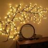 Decoración de Interior Luz de Mimbre LED Enchufe Multi-Especificación Opcional Blanco Cálido Siempre Brillante Ambiente de Habitación Luz de Diseño Luz de Árbol LED
