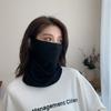 Otoño e Invierno nueva bufanda de color puro cálida protección para el cuello para montar a prueba de frío máscara para las orejas monocromática sencilla moda versátil multiusos
