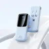Carregador portátil de 20000mAh, carregamento rápido, grande capacidade, certificado para atender aos padrões nacionais chineses (CCC), vem com quatro cabos personalizados, direto da fábrica para vendas transfronteiriças