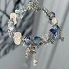 Pulsera Popular de Sirena Elegante para Mejores Amigas de Nicho Dulce con Diseño de Ensueño de Super Hada con Cuentas Puesto de Mercado Nocturno