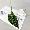 Planta Verde de Novo Produto Transfronteiriço Folha de Calla Folha de Begônia Folha de Taro Colorida Planta Guia de Corredor de Casamento Parede de Plantas Design Floral DIY