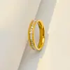 Anillos para Parejas, Hombres y Mujeres, Sencillos y Elegantes, con Estrellas Brillantes Que No Se Desvanecen, Anillos de Cola de Fila Doble o Sencilla, Anillos de Moda para Dedo Índice Tendencia, Joyería