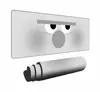 Mousepad simples de rosto sorridente, extra grande, resistente a manchas, tapete de mesa minimalista, base para teclado de computador de escritório, com bordas reforçadas, ampliado e espessado
