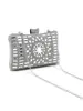 Bolso de Mano de Lujo Ligero con Pedrería para Fiesta de Noche, Bolso de Mano de Moda para Mujer, Bolso de Mano Versátil y Elegante para Vestido de Fiesta