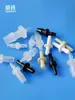 Redutor 2 2,4-9,5mm Plástico Passante Direto Conector de Engate Rápido Bidirecional Redutor Tamanho Cabeça Adaptador de Tamanho para Mangueira Macia
