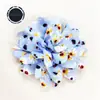 Nuevas Flores Pequeñas Florales de Gasa Hechas a Mano de 8 cm, Accesorios para Adornos de Cabello, Flores de Rosa de Tela Tridimensionales para Ropa DIY