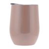 Taza de vino tinto de acero inoxidable 304 de 12 oz con forma de U, termo para huevos, taza de cáscara de huevo con doble vacío