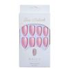 CS-277 Uñas Postizas Ballet Barbie Transfronterizas Rosa Cortas Ballet ins Show Blancas 24 Piezas Piezas de Uña para Usar Venta al Por Mayor