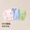 Roupas de bebê, camisetas de manga comprida para bebês, novas blusas casuais de primavera e outono para meninos e meninas, roupas infantis