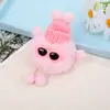 Touca de tricô óculos de sol pelúcia pequeno elfo pingente acessório DIY chaveiro roupas infantis bolsas enfeites suprimentos
