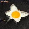 Molde para Frituras de Huevo de Acero Inoxidable Ya Baking Modelo de Huevo Frito DIY Creativo Huevo Hervido Escalfado Forma de Ciruela